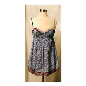 Liberty Print Babydoll Nightie, L